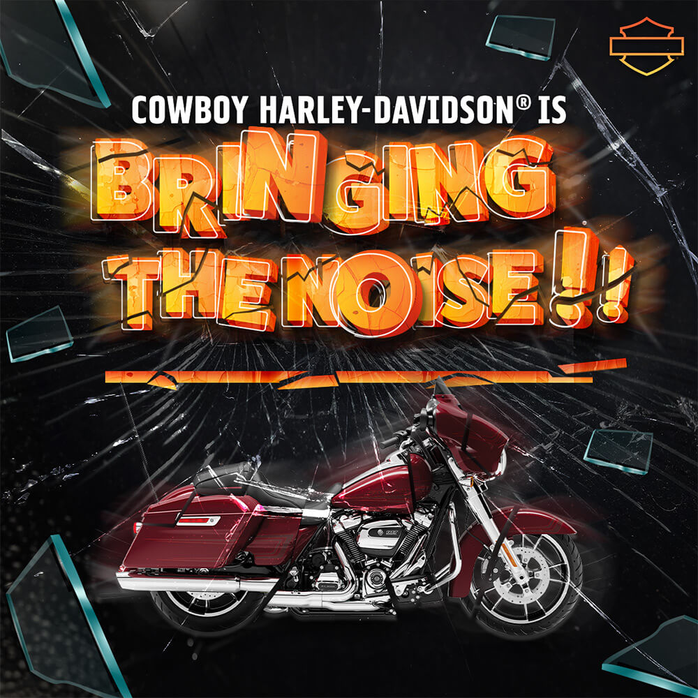 Cowboy Harley Davidson - Paid Facebook Ad