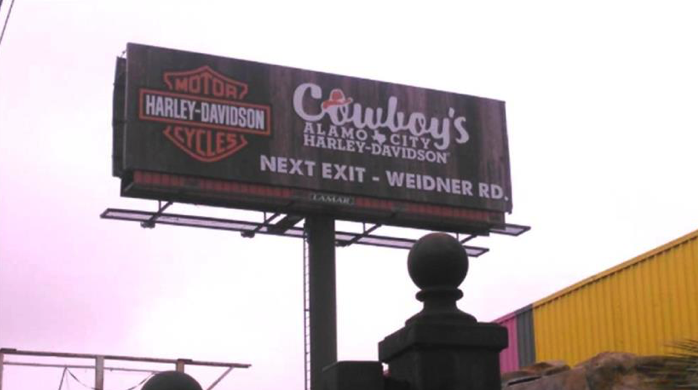Cowboy Harley Davidson of Beaumont - Outdoor Billboard