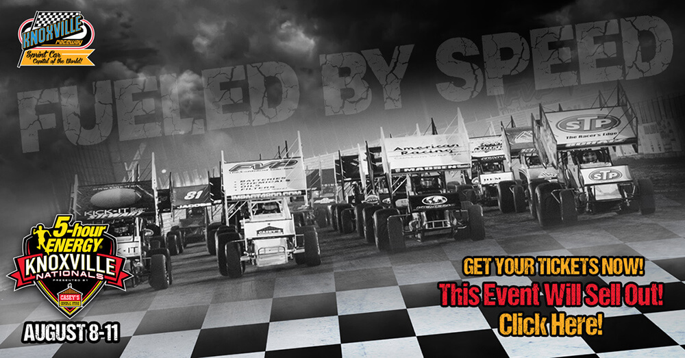 Knoxville Raceway - Paid Twitter Ad