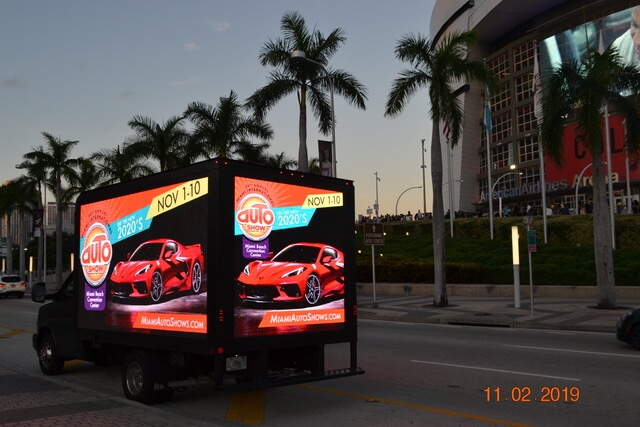 Miami Auto Show- Mobile Billboard