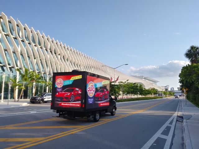 Miami Auto Show- Mobile Billboard