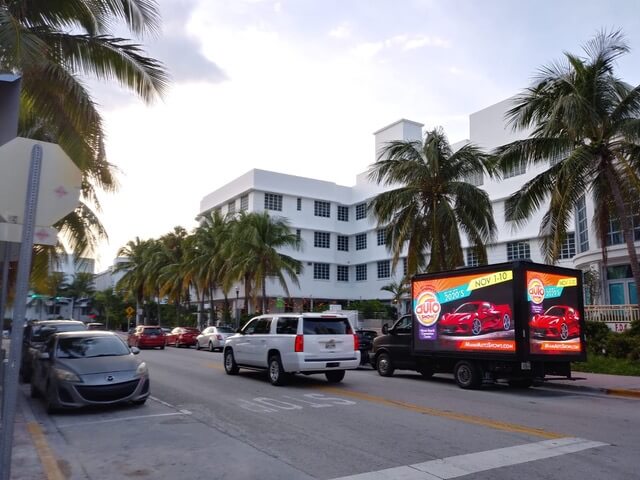 Miami Auto Show- Mobile Billboard