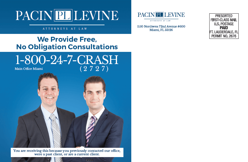 Pacin Levine - Direct Mailer