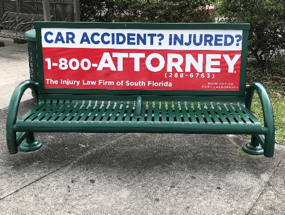 The Injury Law Firm - Bus Bench