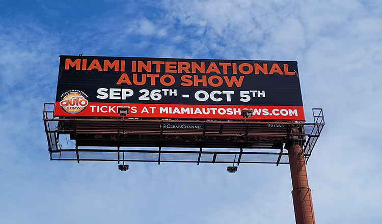 Miami Auto Show Billboard - 2025